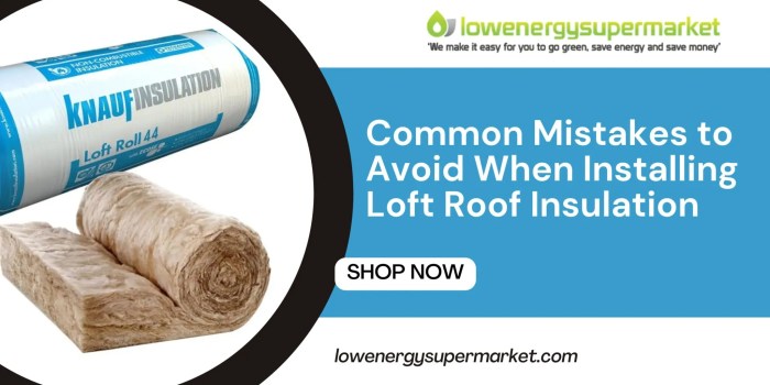 Common Mistakes to Avoid When Installing Loft Roof Insulation - Low ...