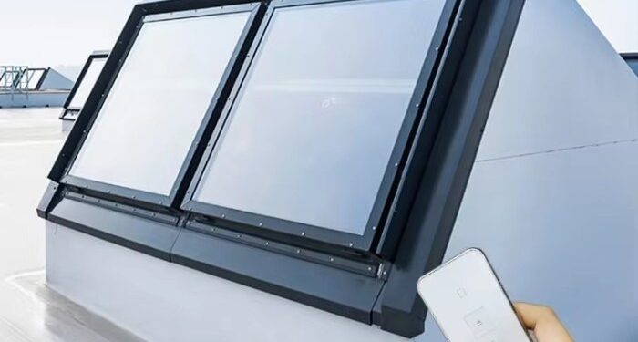 European Style House Smart Aluminium Roof Sash Windows Waterproof ...