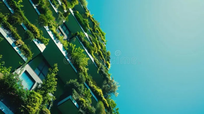 Sustainable Luxury with a Green Building Adorned with Vertical Gardens ...